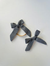 Load image into Gallery viewer, Gingham school girl bow